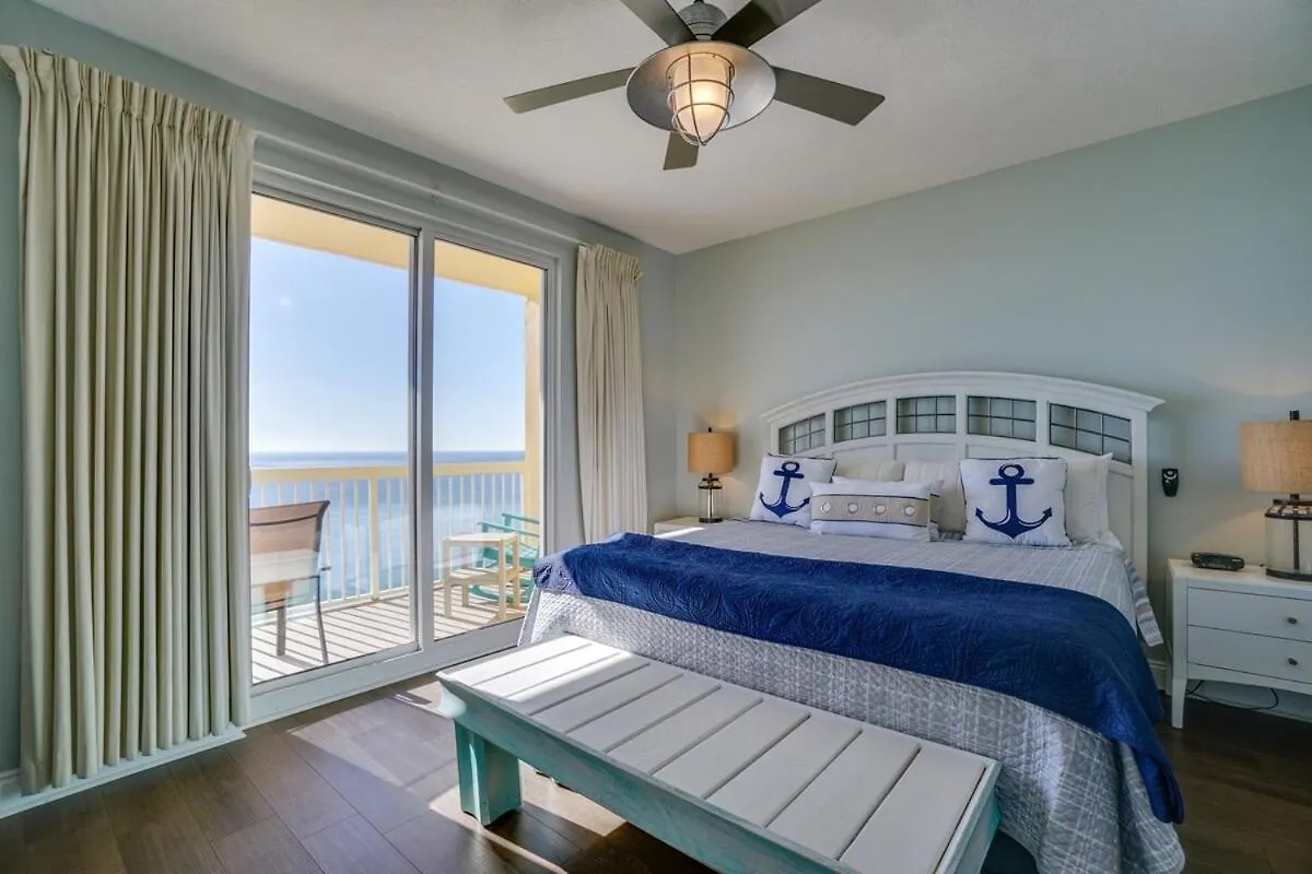 Calypso 1401E 3Br 3Ba Corner Unit Direct Gulf Front High Demand Apartment Panama City Beach