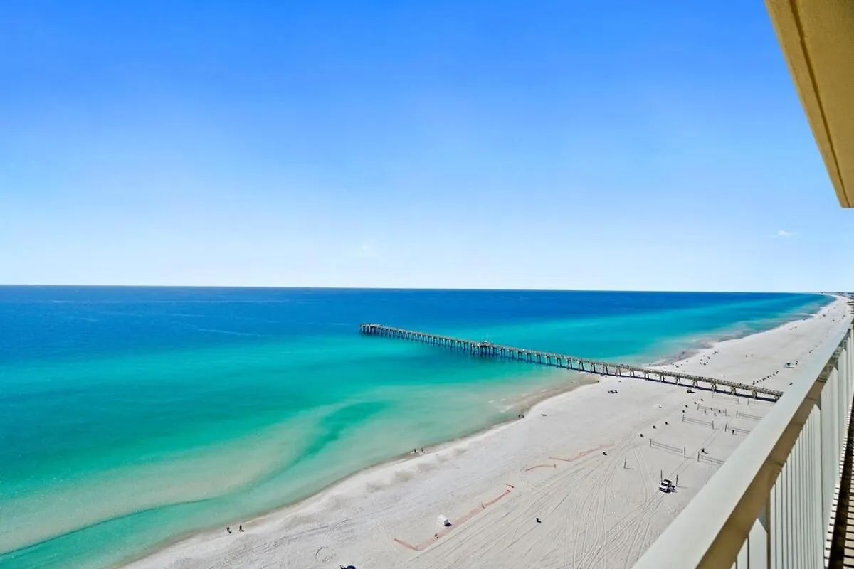 Calypso 1401E 3Br 3Ba Corner Unit Direct Gulf Front High Demand Apartment Panama City Beach 0*,  United States