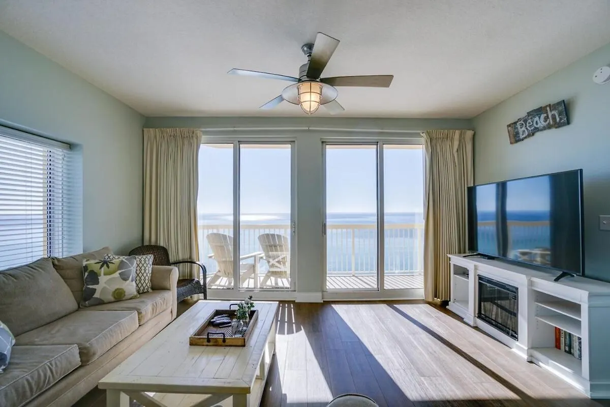 Calypso 1401E 3Br 3Ba Corner Unit Direct Gulf Front High Demand Apartment Panama City Beach